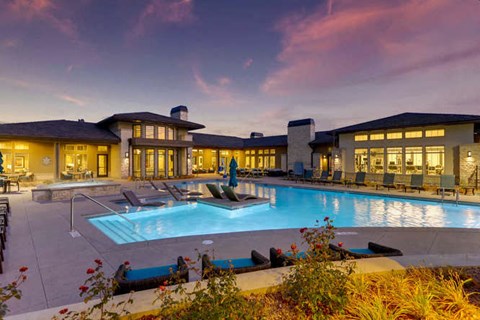 Resort-Style Pool at Touchstone Modern Apartment Homes, Colorado
